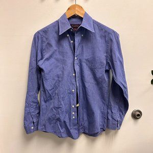 Boys Brooks Brothers blue oxford button down, 14